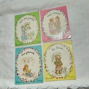 4 small vintage albums by Sarah Kay, circa 1980